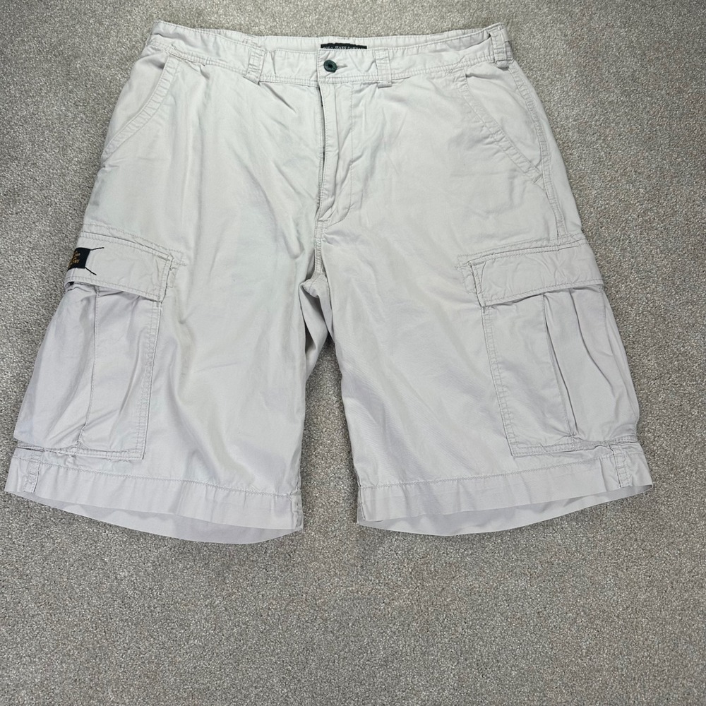 Polo Jeans Co‎ Ralph Lauren Mens Size 36 Cargo Shorts Khaki Tan Military Surplus